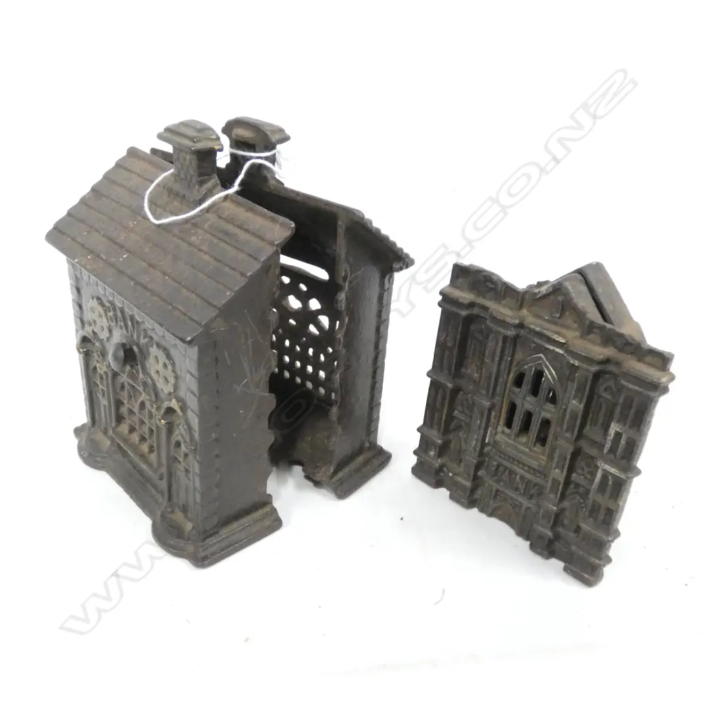 PR CAST IRON BANK BUILDINGS 1 H. 150MM & 1 100MM Image 1++